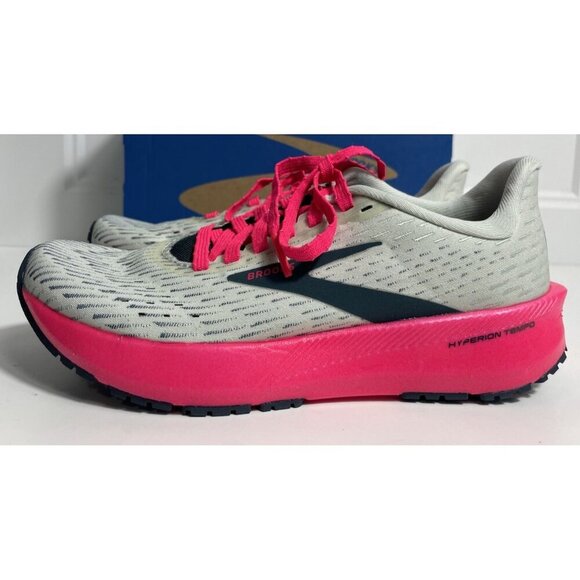 Brooks Shoes - Brooks Hyperion Tempo Ice Flow Pink Womens Speed Running Shoes Size 5 EUC